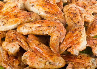 Roasted chicken wings