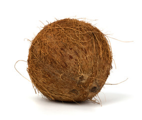Coconut isolated on white background