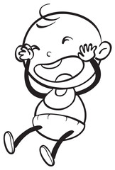 a baby sketch
