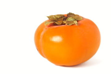 Persimmon on a white background
