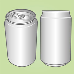beverage can vector