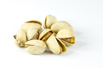 Pistachio isolated on white background