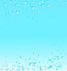water background with many drops