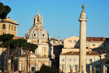 Fototapeta na wymiar Widok Rzymie - Włochy - 110
