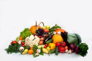 Assortment of exotic fruit