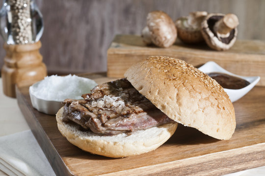 steak burger