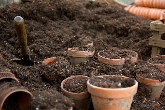 Digging soil