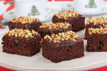 Nutty Fudge Brownies