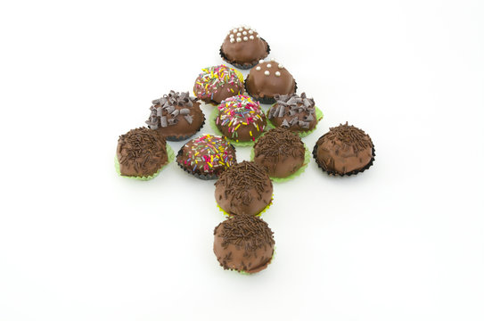 cakepops with chocolate sprinkles