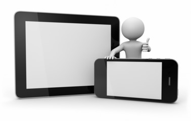 smart phone and tablet