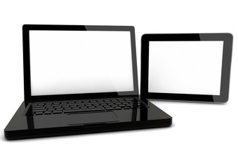 computer and tablet