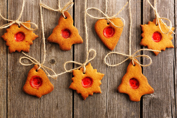 Christmas homemade gingerbread cookies