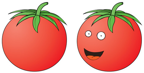 smiling tomato