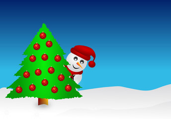 Weihnachts Winter Landschaft