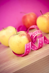 apples and measuring tape: fat loss