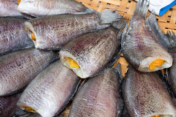 Dried fish in Thailand