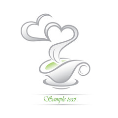 Cup of tea - vector illustration