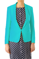 Obraz premium Fashion concept with model on white