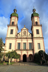 Fototapeta na wymiar Fasada kościoła Ebersmunster
