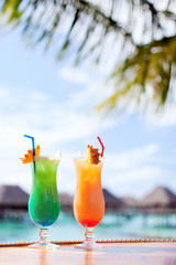 Two exotic cocktails