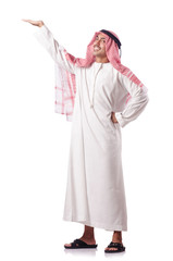 Arab man isolated on the white