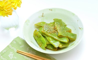 モロッコインゲンの煮物