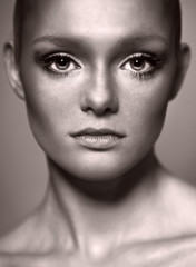 Fototapeta premium young beautiful woman