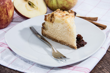 Fresh baked piece of Apple Pie