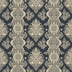 Vintage background. Floral pattern. Ornament Wallpaper.