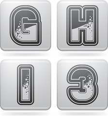 Digits & capital letters