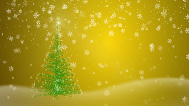 Loopable christmas animated background