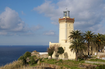 Fototapeta na wymiar Cap Spartel Lighthouse Maroko
