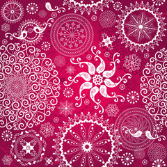 Christmas red repeating pattern