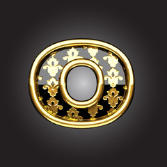 Vector golden figure