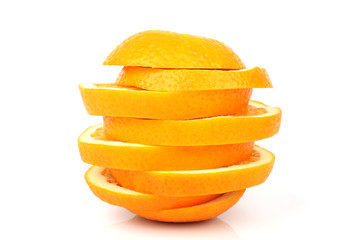 Obraz na płótnie Canvas slices of orange