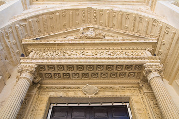 Church of Carmine. Nardò. Puglia. Italy.