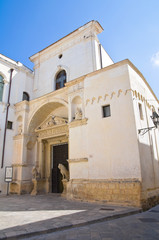 Fototapeta na wymiar Kościół Carmine. Nardo. Apulia. Włochy.