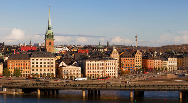 Stockholm Old Town Panorama.