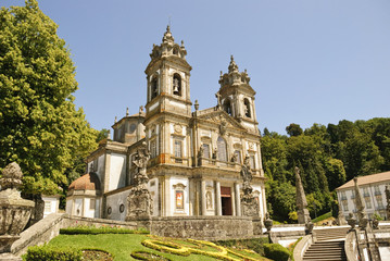 Fototapeta na wymiar Bom Jesus do Monte, Braga