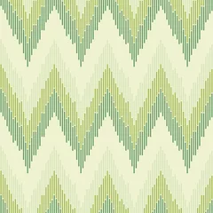Papier Peint photo Lavable Zigzag Motif en zigzag de couleur verte. Texture transparente.