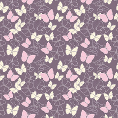 Butterfly seamless pattern