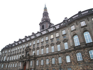 Fototapeta na wymiar Christiansborg Pałac