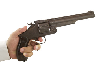 Hand with a gun