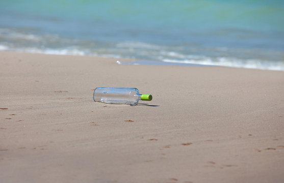 Bottle at the beach