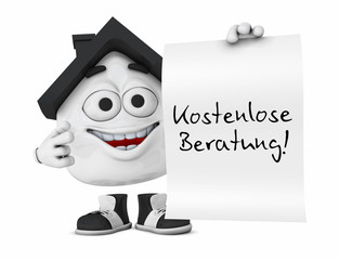 Kleines 3D Haus Schwarz - Kostenlose Beratung