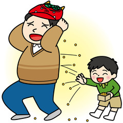 豆まき