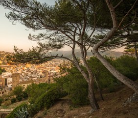 View at Tossa de Mar town, Spain