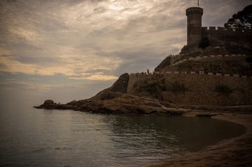 Fototapeta premium Vila Vella fortress at Tossa de Mar