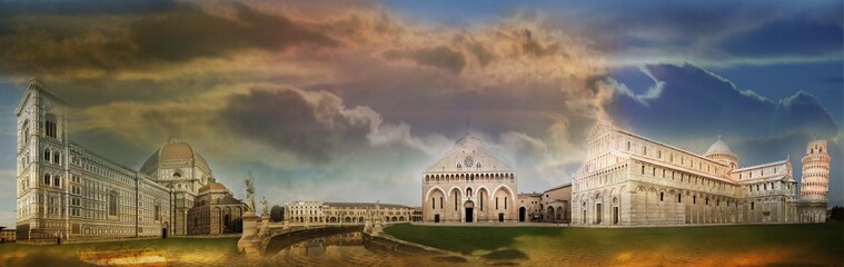 Fototapeta premium Fantastic cities