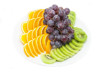 Тарелка с фруктовым ассорти